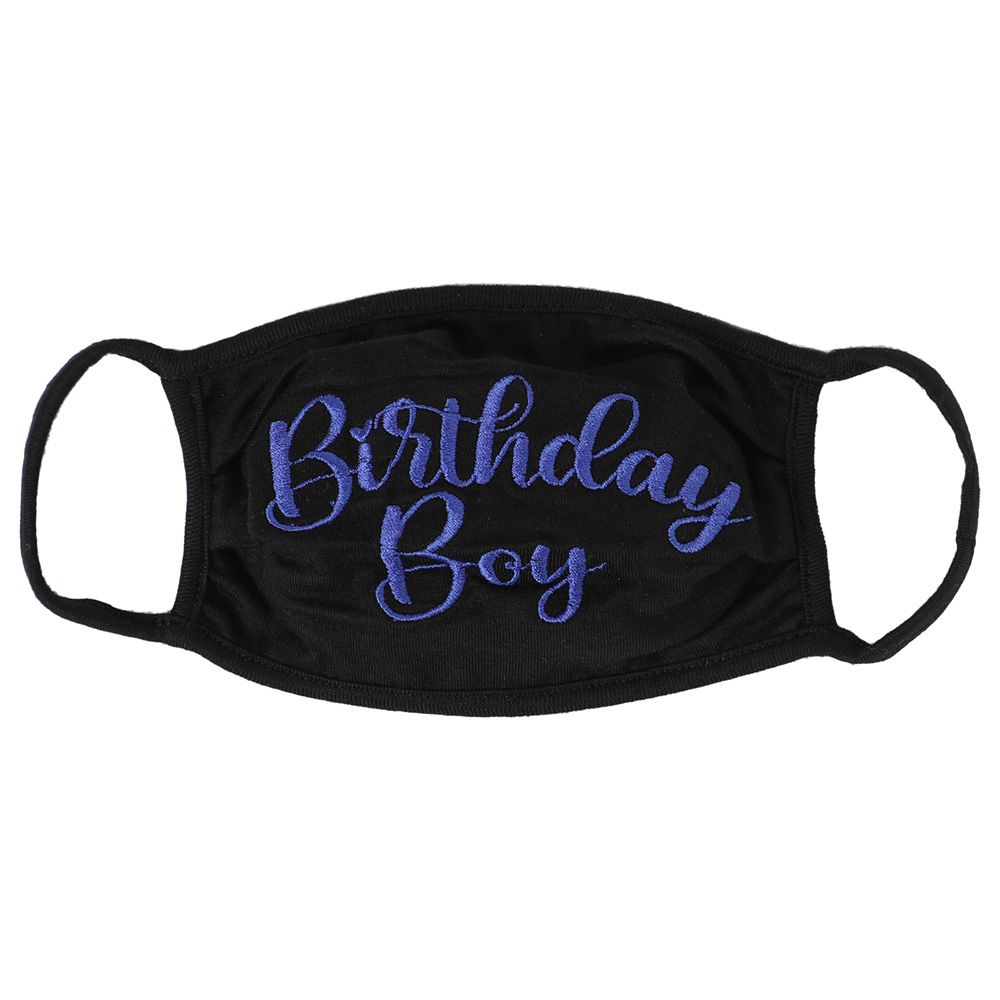 Regal Fabrics - Birthday Boy Mask - Black