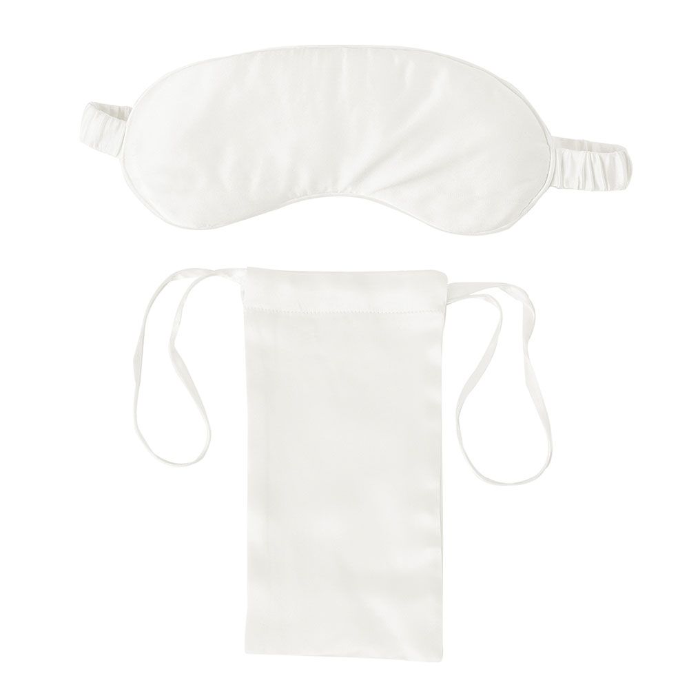 Regal Fabrics - Silk Eye Mask - Cream