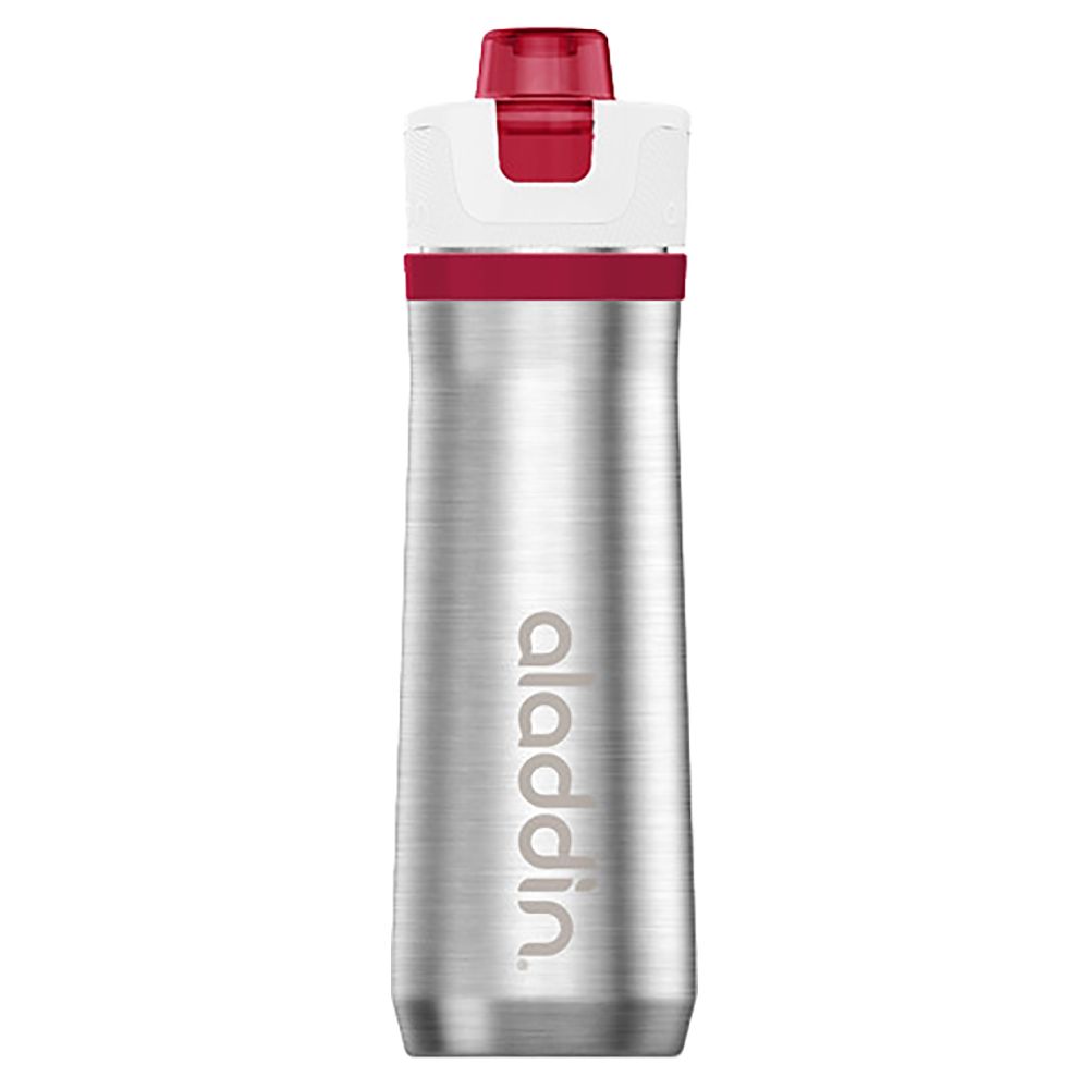 Aladdin - Active Hydration Bottle Stainless Steel 0.6L - Red