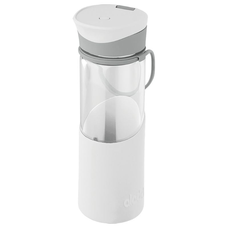 Aladdin - Enjoy Glass Water Bottle 0.55L - White