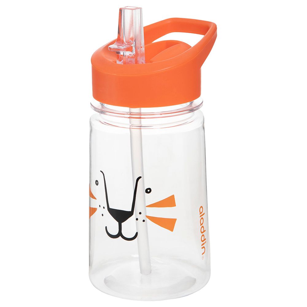 Aladdin - 0.43L Water Bottle Flip & Sip Lion - Orange