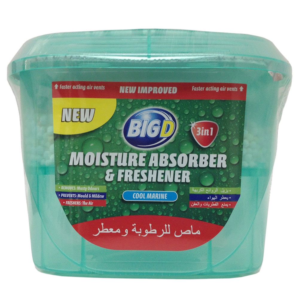 Big D - Moisture Absorber & Freshener Cool Marine