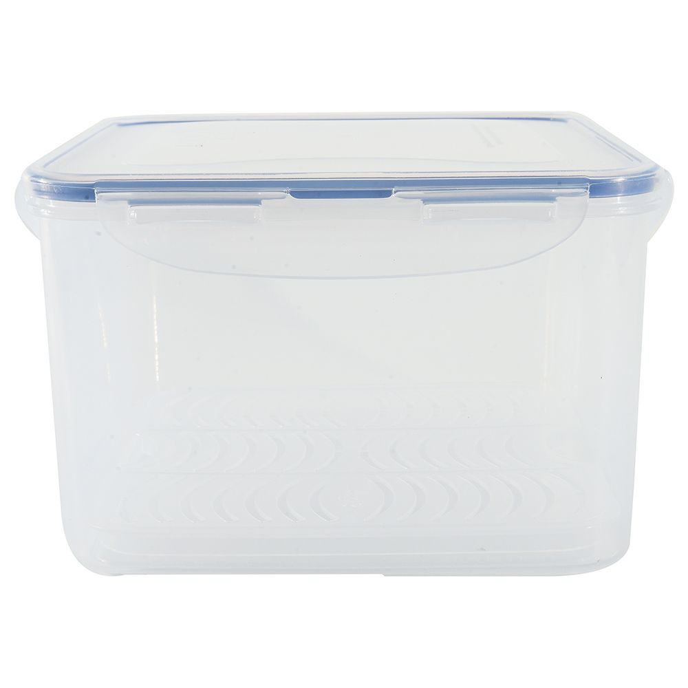 LocknLock - Square Food Container w/ Tray - 3.7L - Clear