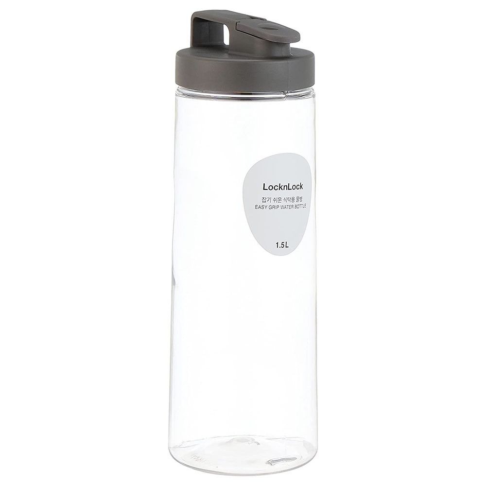 LocknLock - Easy Grip Water Bottle - 1.5L - Grey