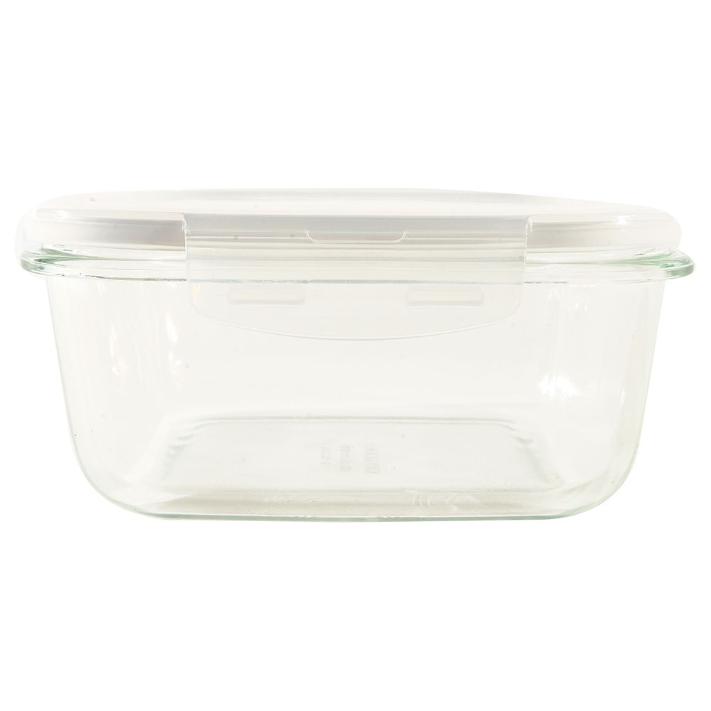 LocknLock - Oven Glass Square w/ Lid - 930ml - Clear