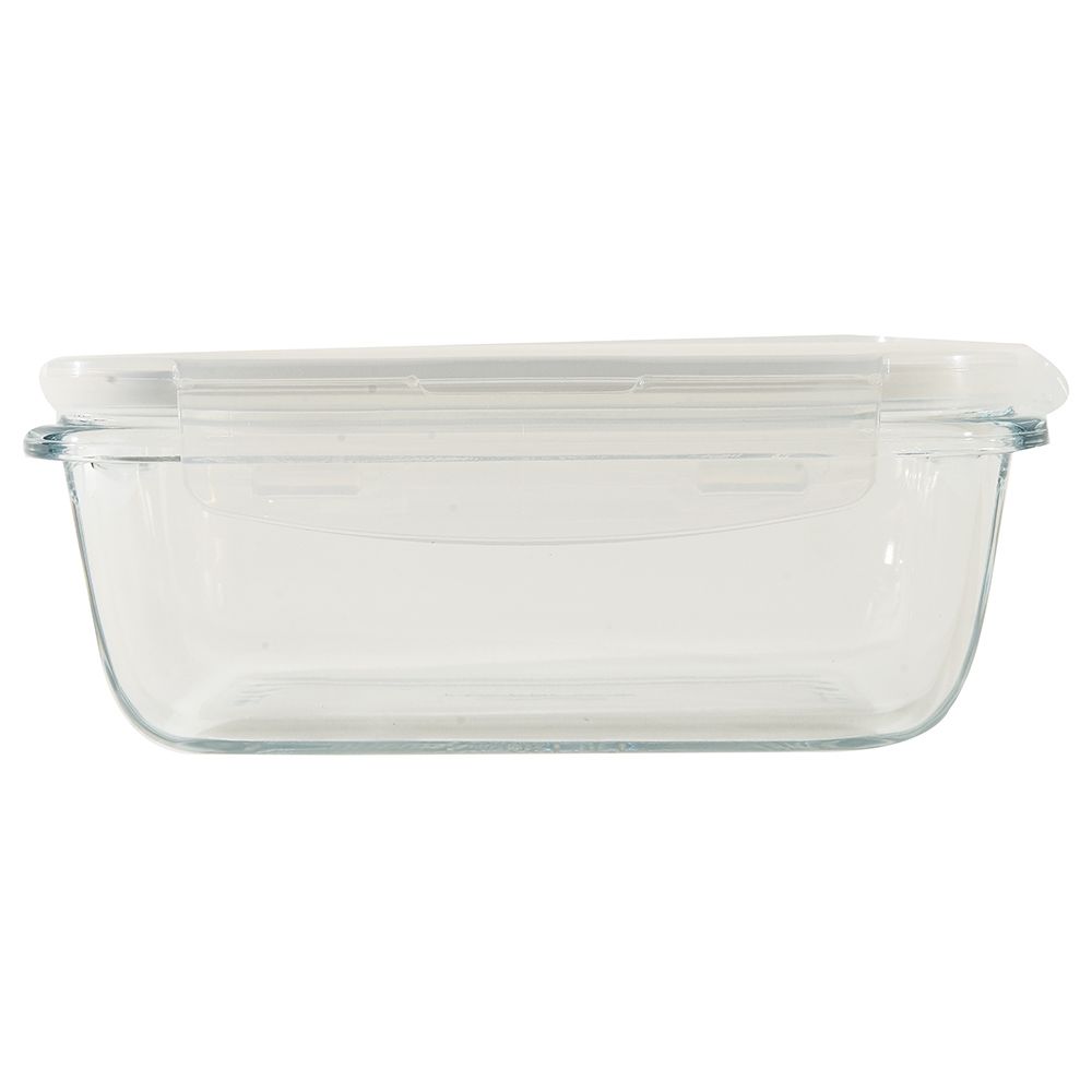 LocknLock - Oven Glass Rectangle w/ Lid - 430ml - Clear