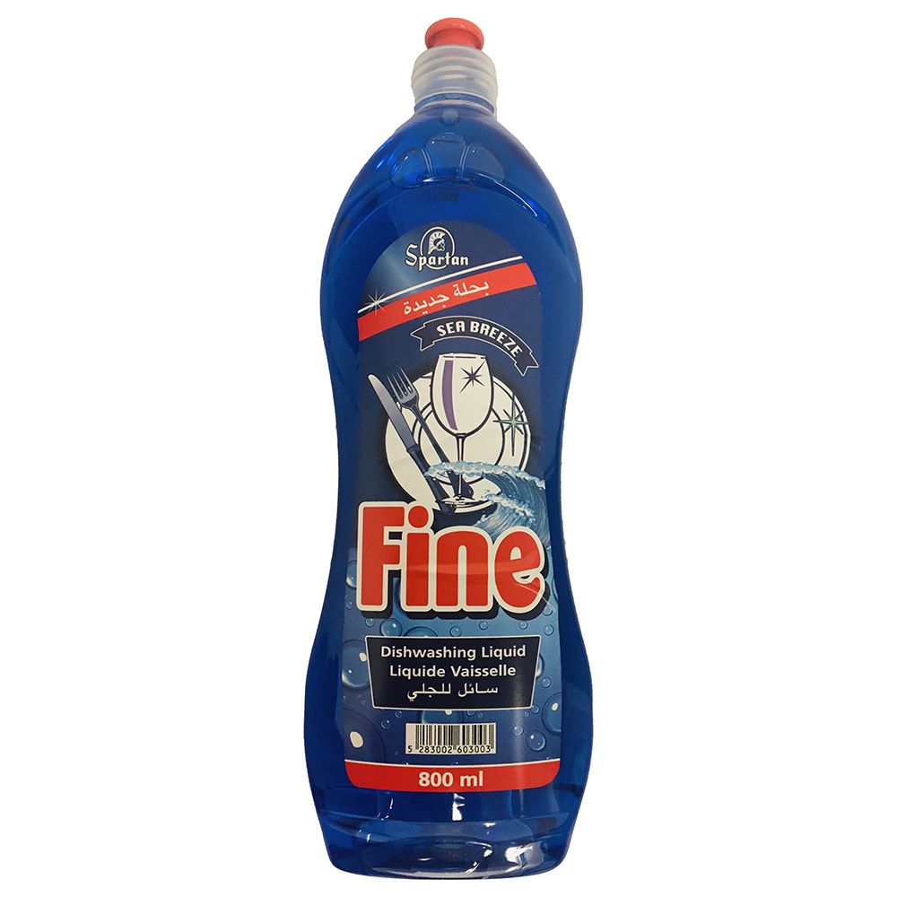 Spartan - Fine Dishwashing Liquid 800ml - Sea Breeze