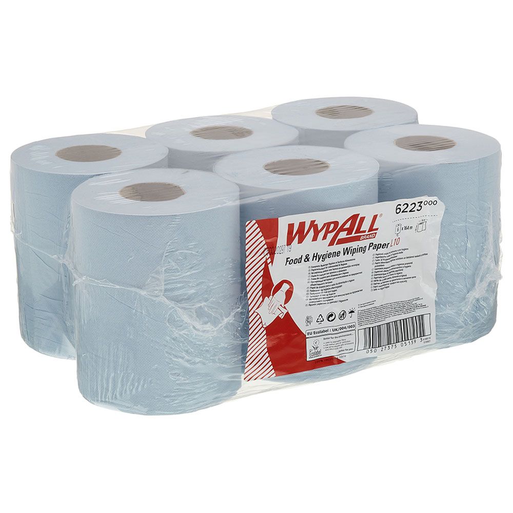 Wypall Service & Retail Wiping Paper Blue L10 - 6x280 Sheets