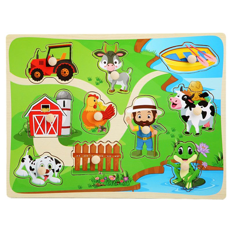 Factory Price - Scarlett Wooden Pegged Puzzle - Design B