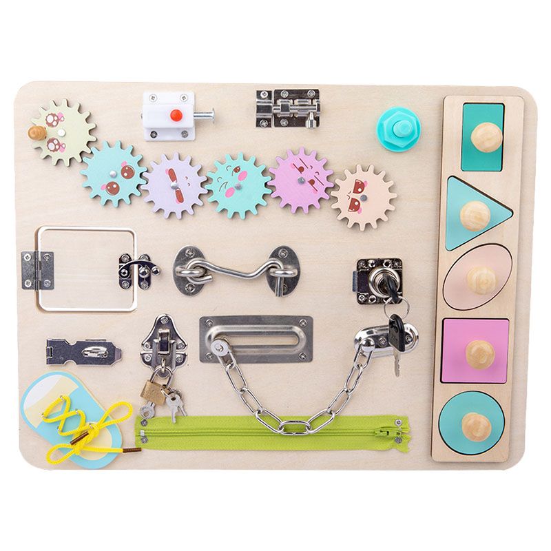 Factory Price - Drey Wooden Mood Busy Board Set 