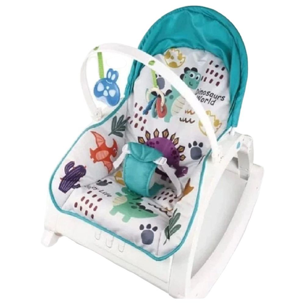 Factory Price - Amal Infant To Toddler Music Portable Rocker - Blue