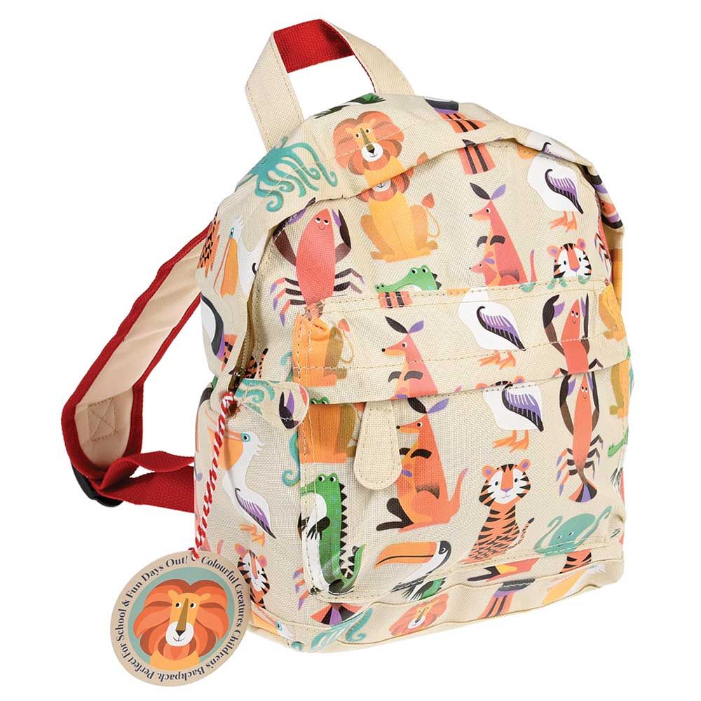 Rex London - Colourful Creatures Mini Backpack - 11-Inch