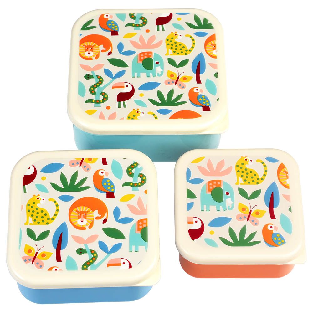 Rex London - Wild Wonders Snack Boxes Set of 3