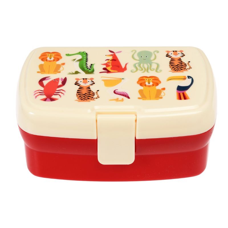 Rex London - Colourful Creatures Lunch Box With Tray