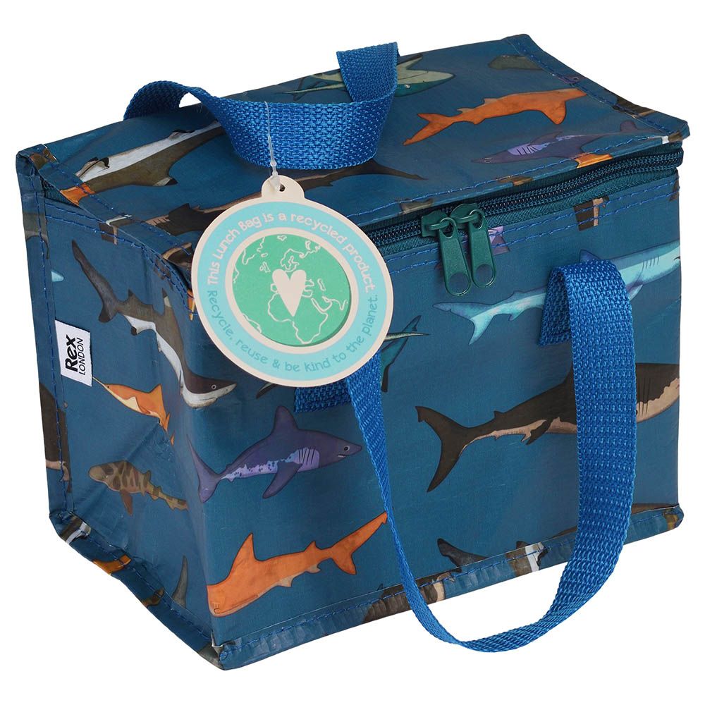 Rex London - Insulated Lunch Bag - Sharks