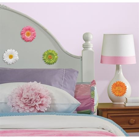 RoomMates Gerber Daisies Peel & Stick Wall Decals