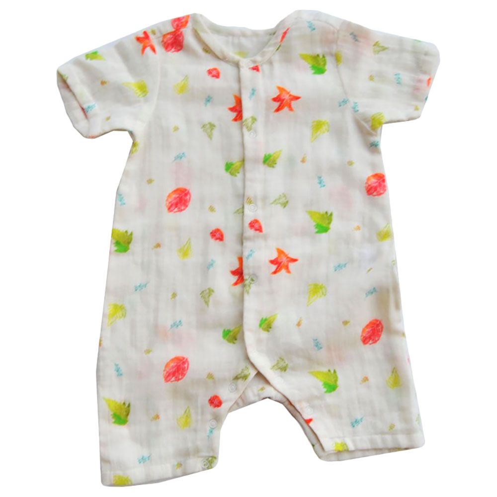 Tickle Tickle - Wild Maple Organic Muslin Romper