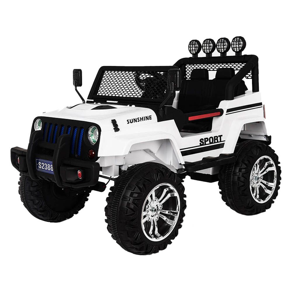 Jeep - Electric Ride On Jeep 12V - White