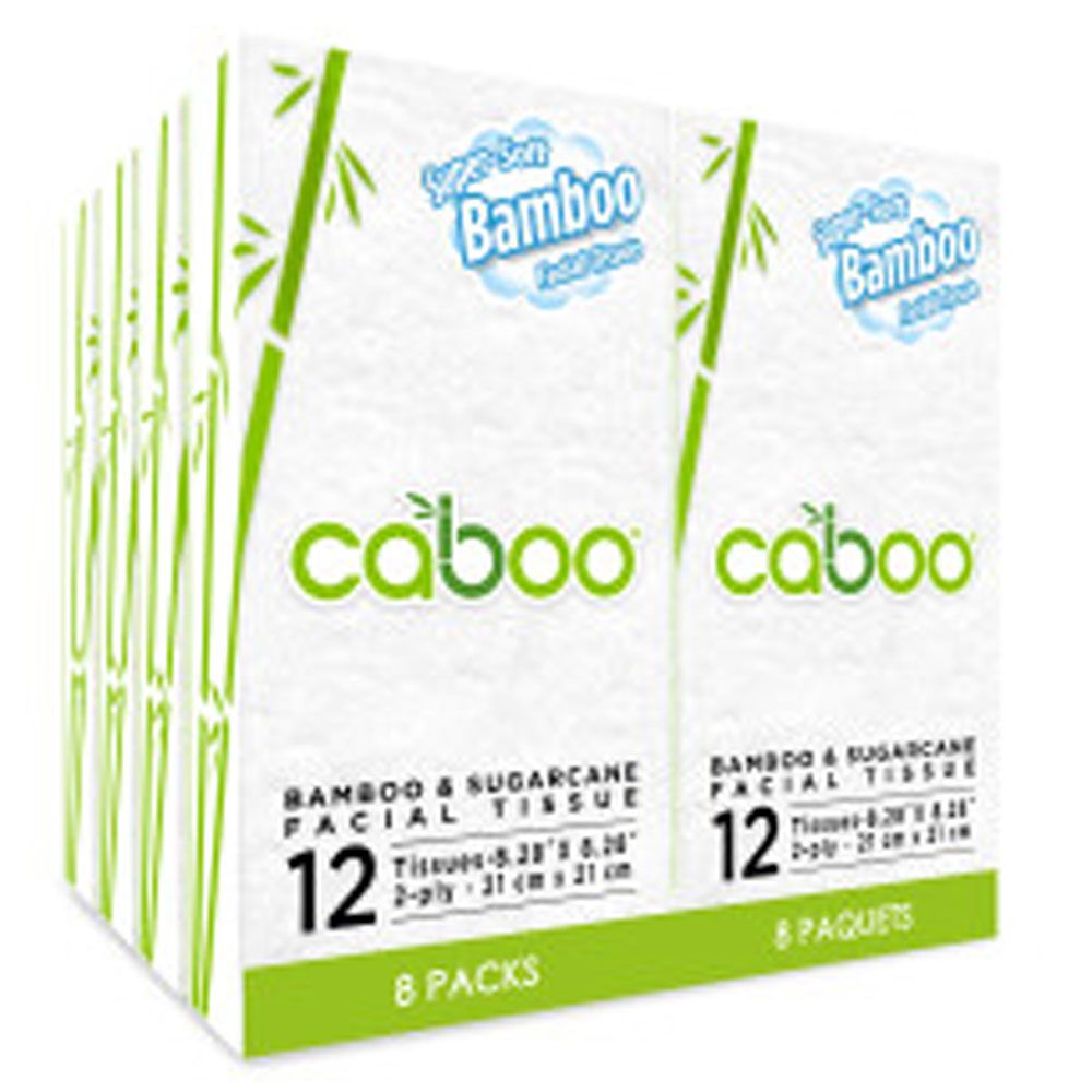 Caboo - Pocket Facial Tissue 8-pack