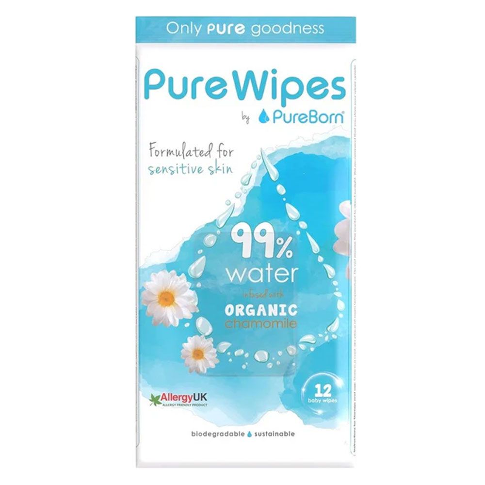 Pureborn - Pure Wipes Chamomile Q-Rail 1 Pack