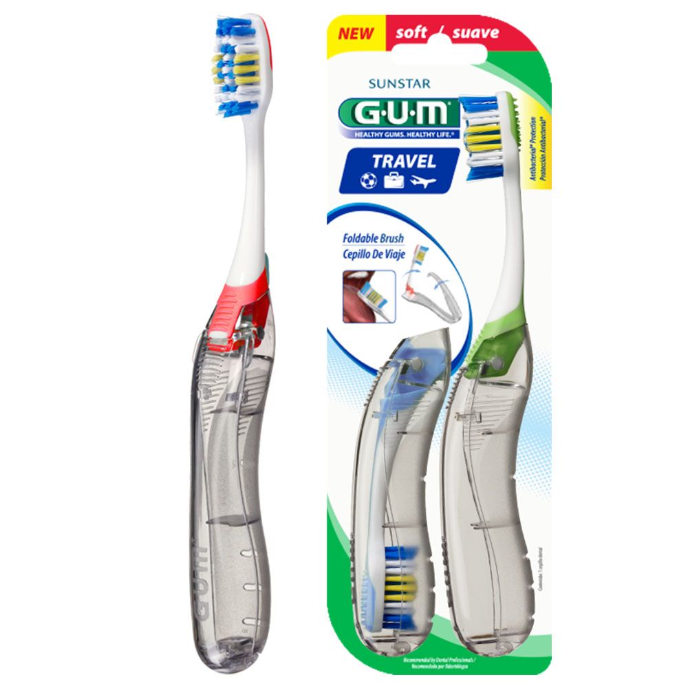 Gum - Travel Toothbrush 1pc - Assorted