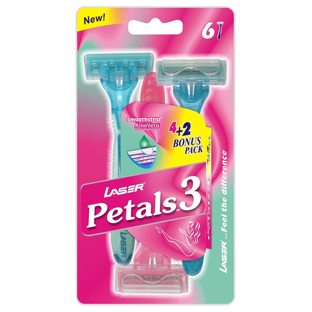 Laser - Petals 3 Womens Razor - 4+2 Free