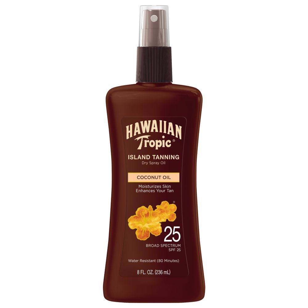 Hawaiian Tropic - SPF25 Dry Spray Oil Pump - Cononut Oil 236ml