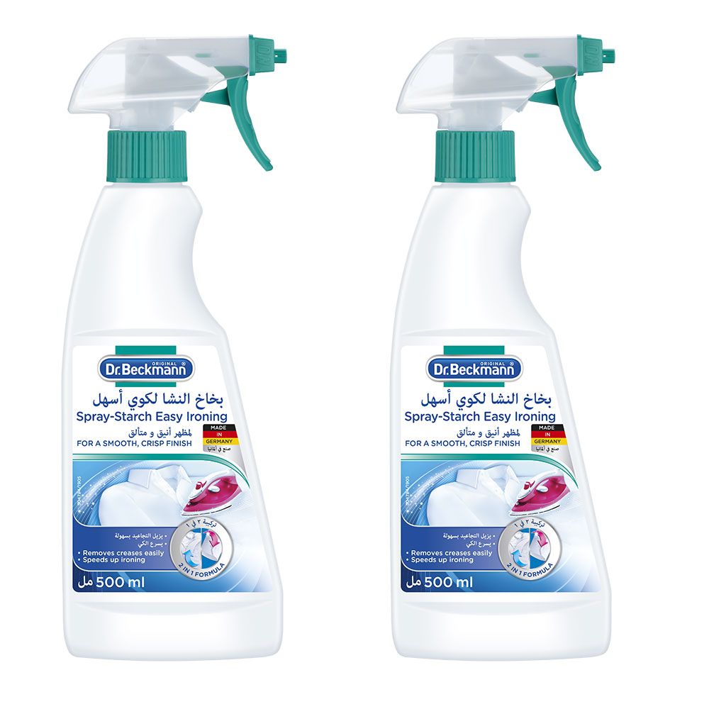 Dr. Beckmann Spray Starch Easy Iron 500ml Twin Pack