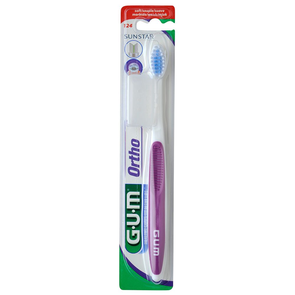 Gum - Ortho Toothbrush 1pc - Assorted