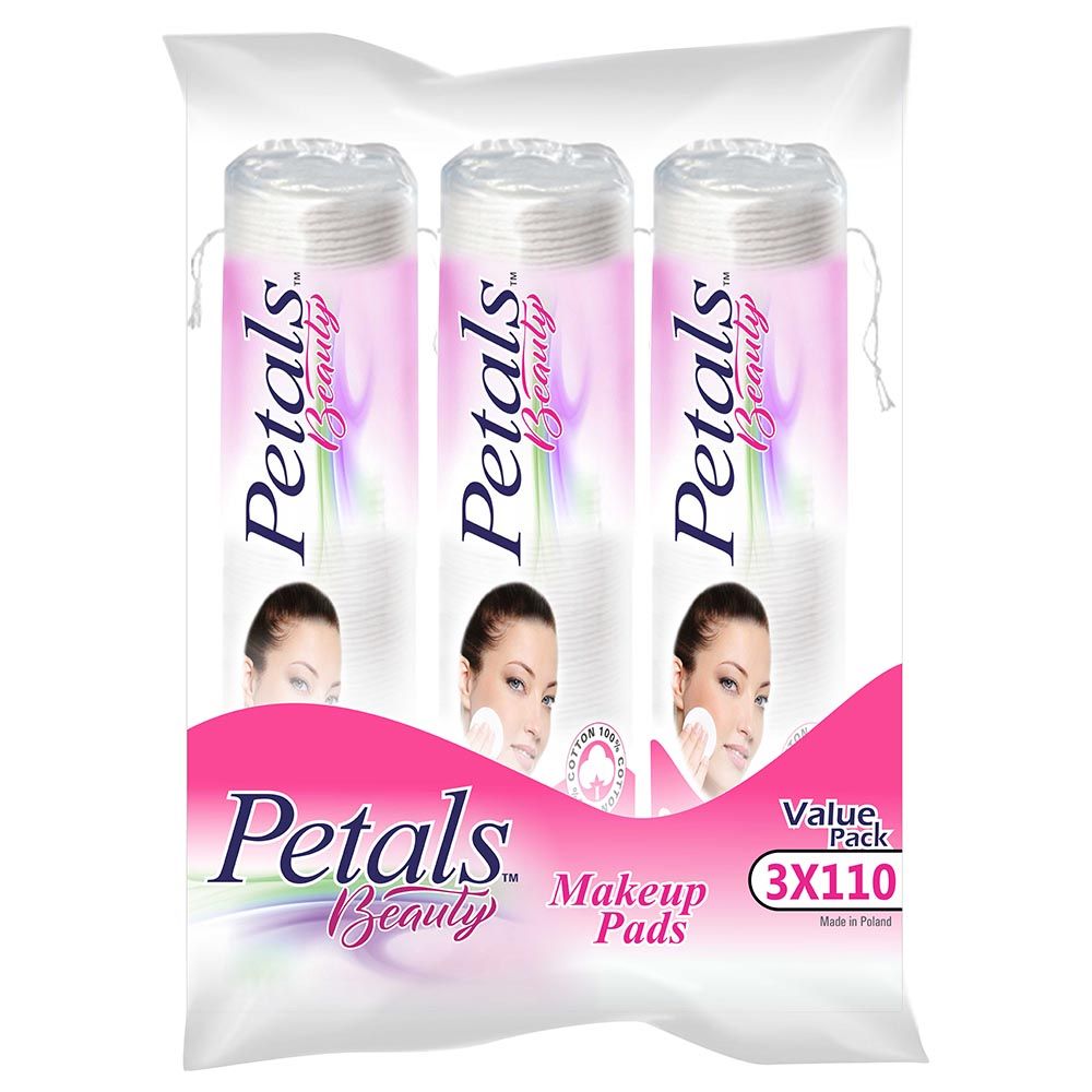 Petals - Makeup Pad 110 x 3 Value Pack