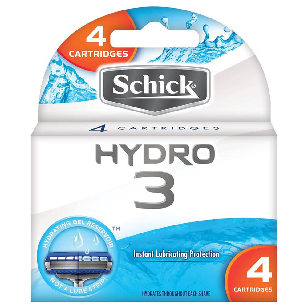 Schick - Hydro 3 Refill - Pack of 4