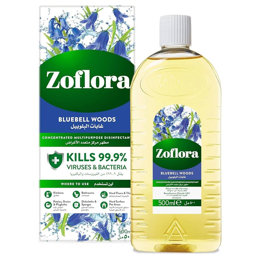 Zoflora - Multipurpose Disinfectant 500ml - Bluebell Woods