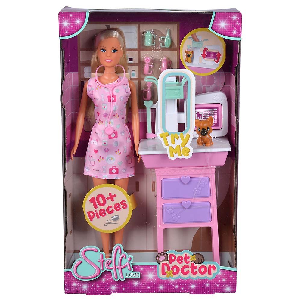 Simba - Steffi Love Pet Doctor Doll Playset