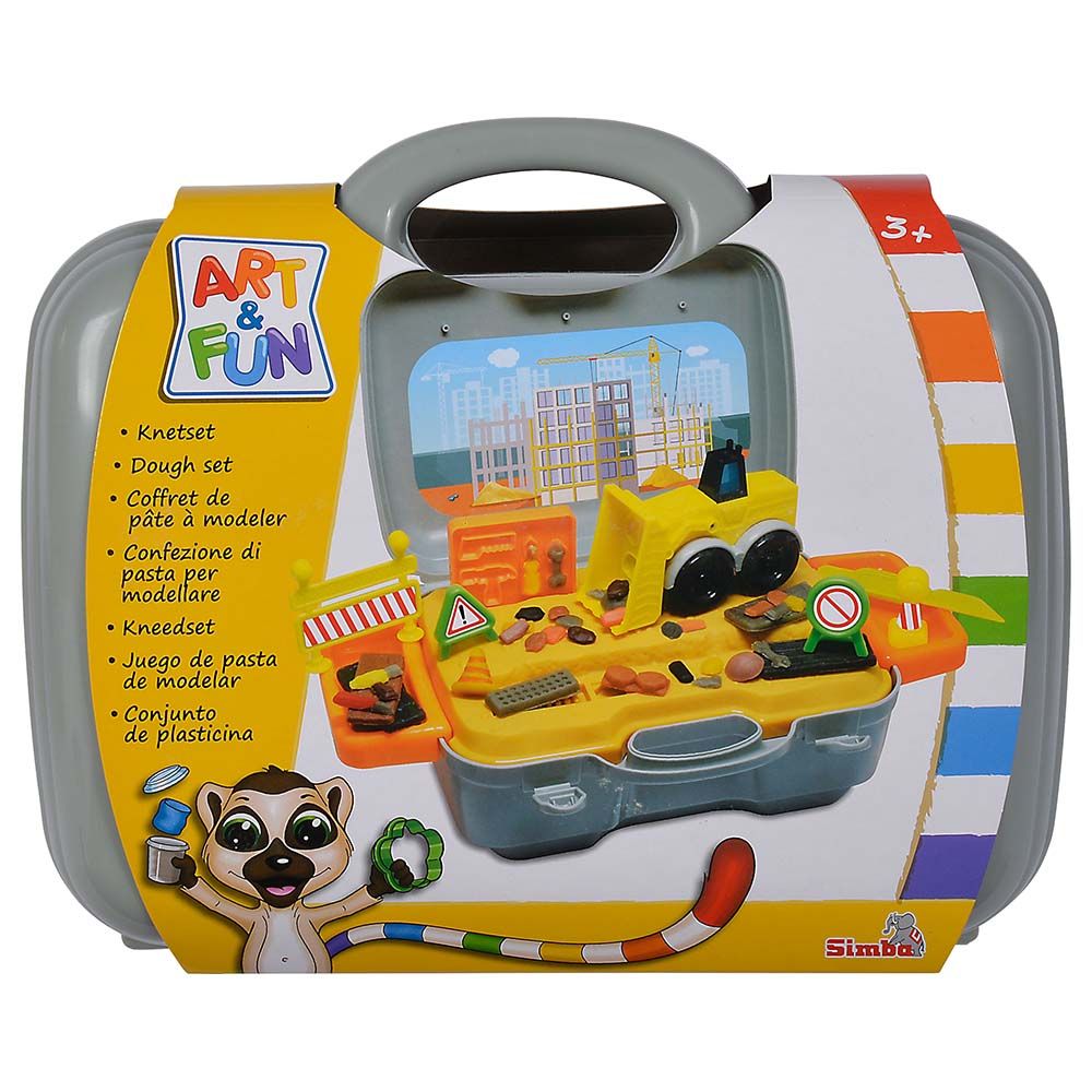 Simba - Art & Fun Dough Construction In Case Set