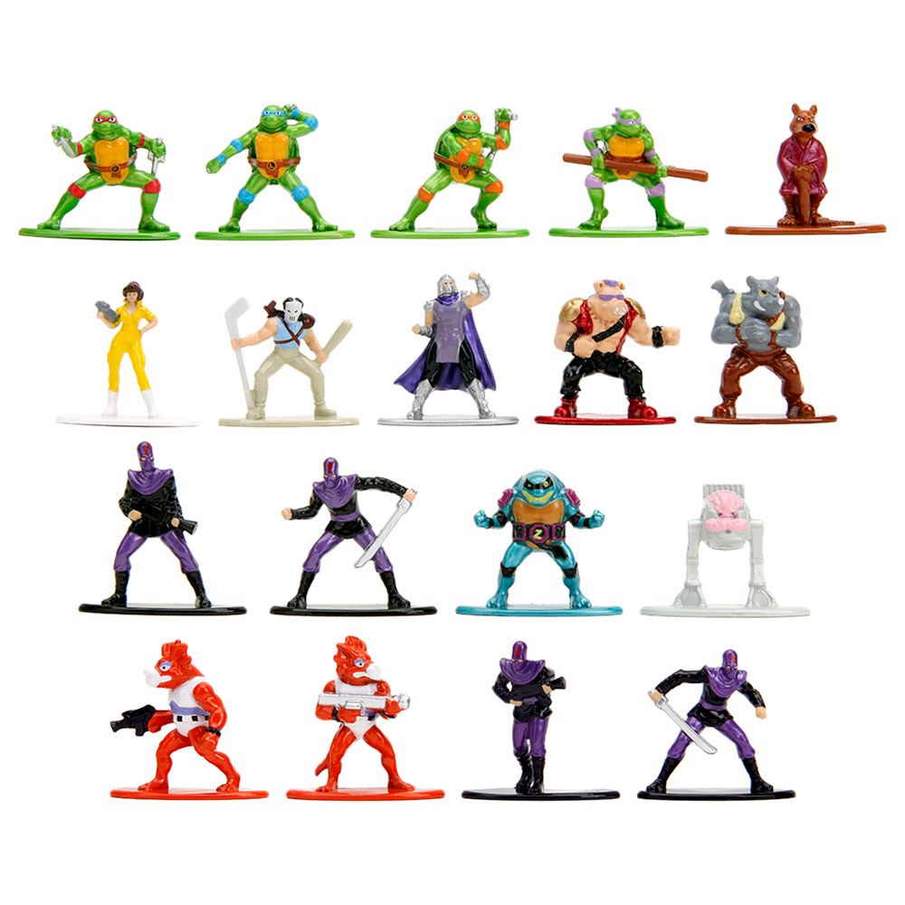 Jada - Ninja Turtles Multi Nano Figures Wave 1 Playset