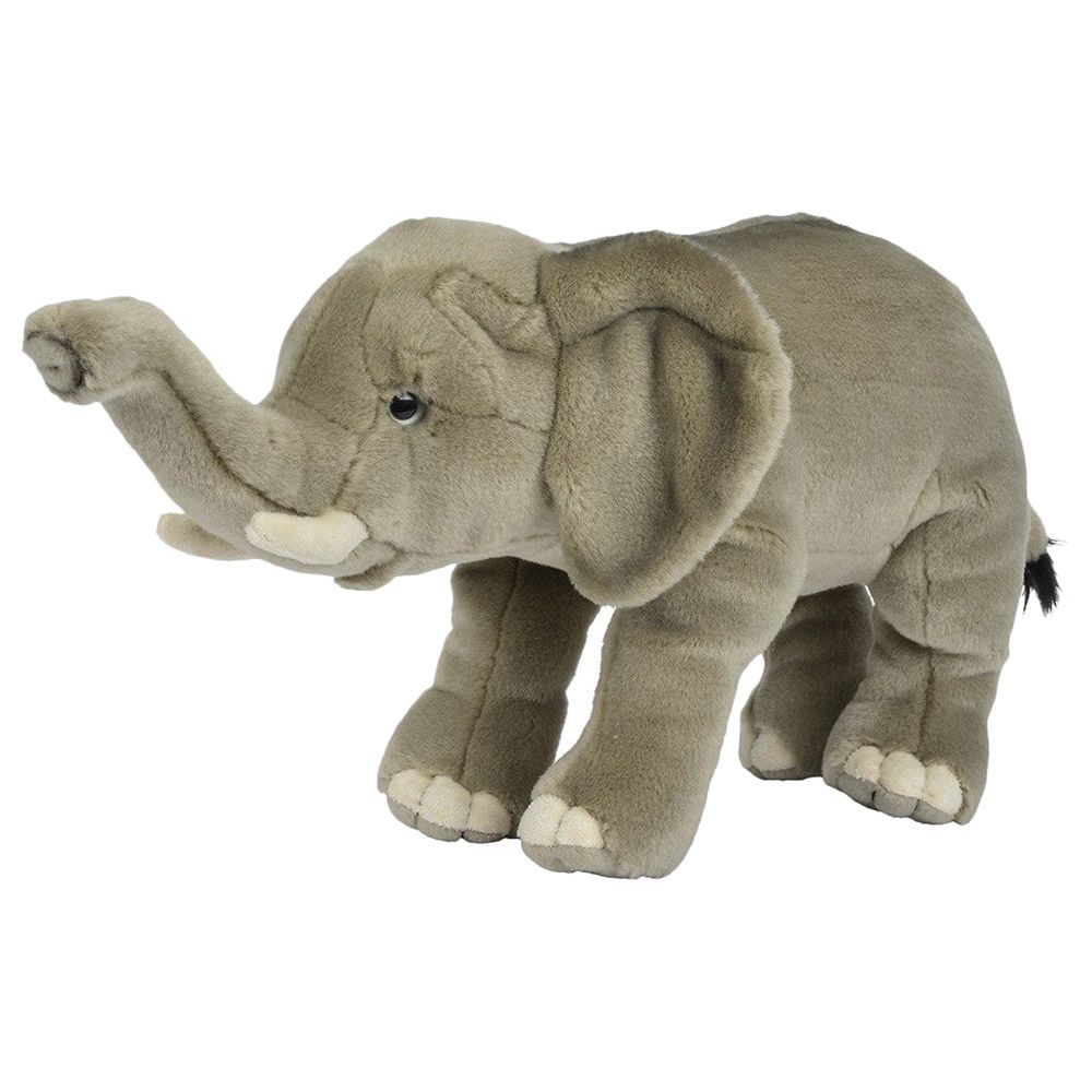 Nicotoy - Floppy African Elephant With Beans 33cm