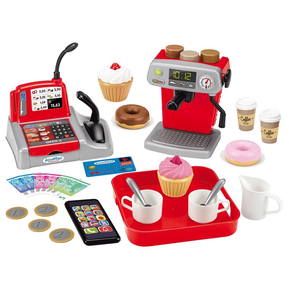 Ecoiffier - Coffee Shop Set - Food Playset