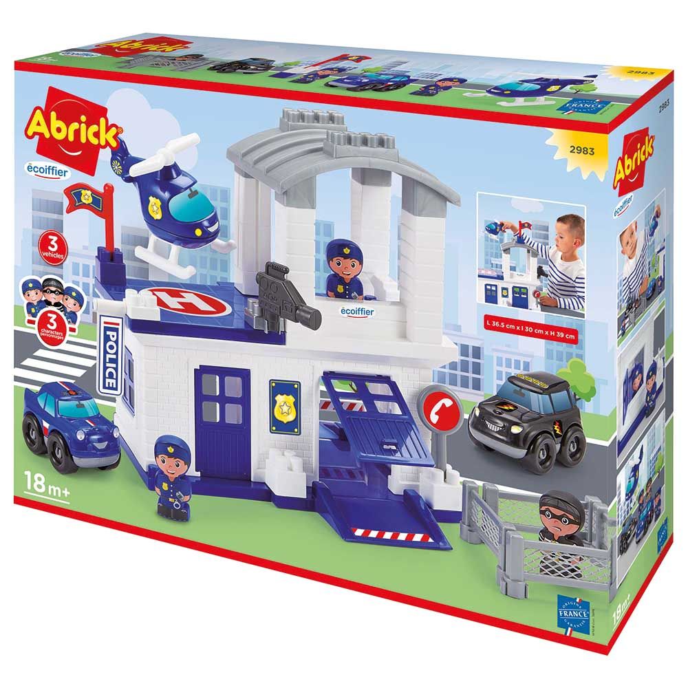 Ecoiffier - Abrick Police Station Playset