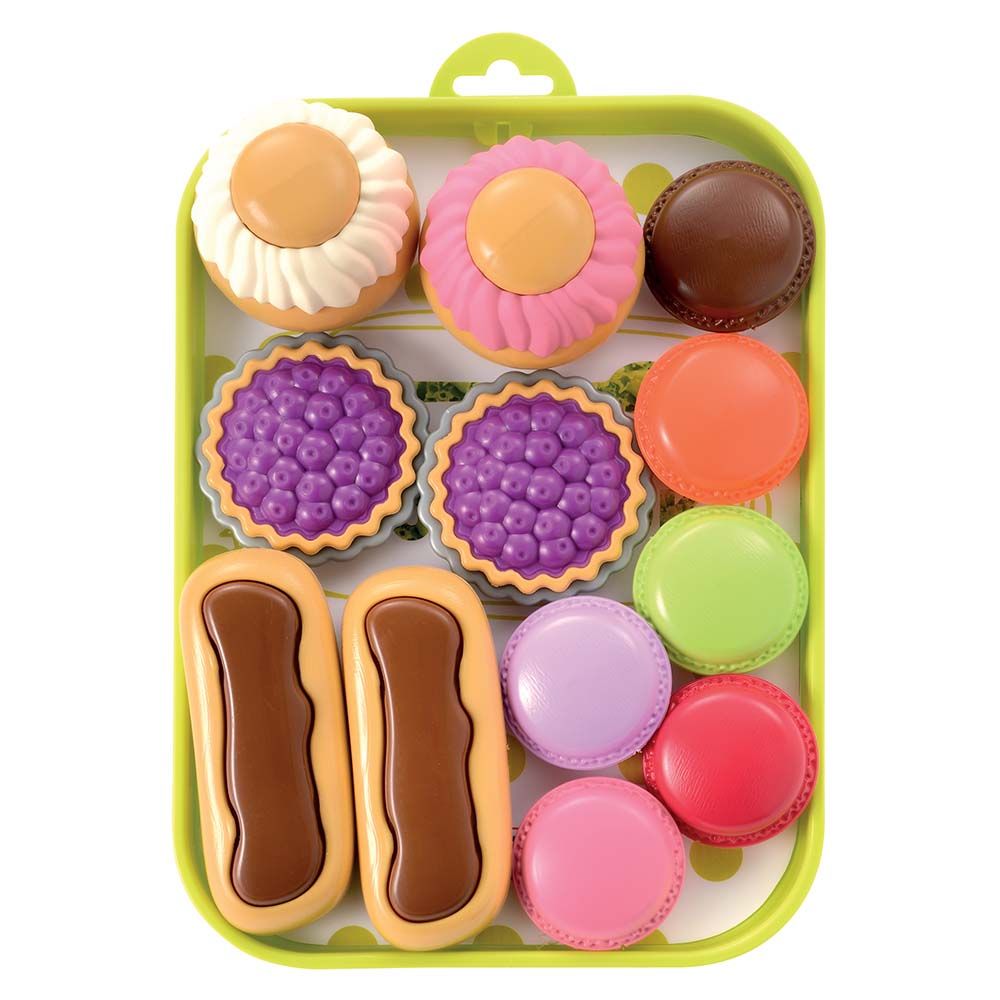 Ecoiffier - 100% Chef Assorted Cakes In A Tray - 12pcs