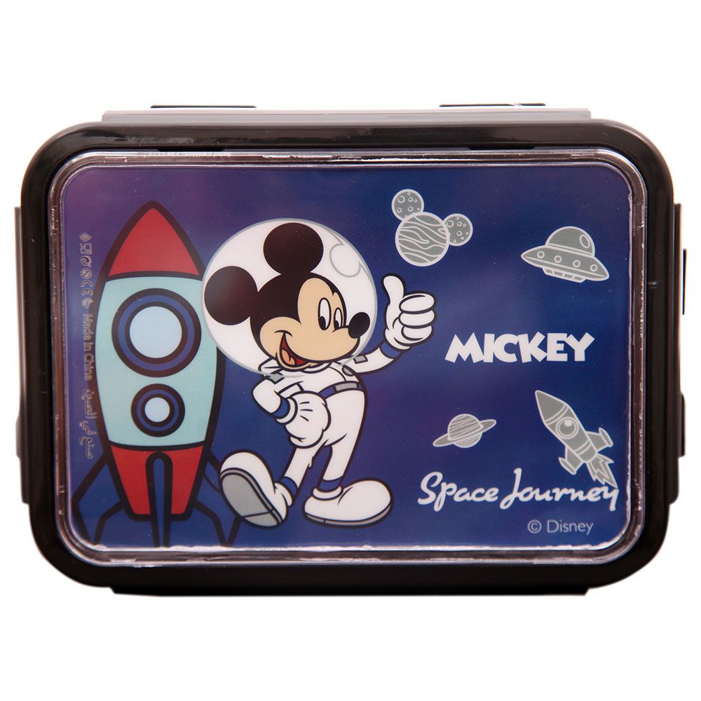 Mickey Mouse - Space Journey Plastic Lunch Box - Blue