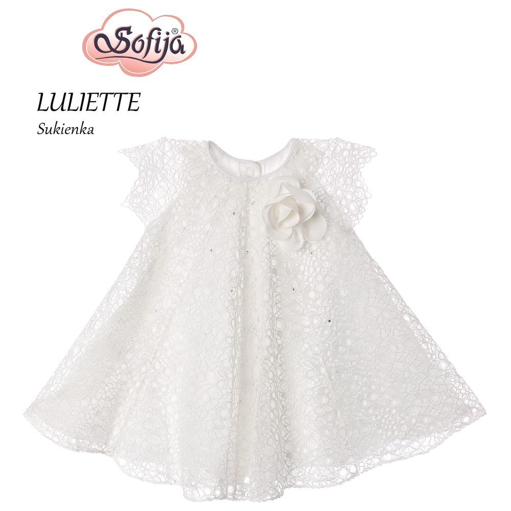 Sofija - Juliette Occasion Wear Lace Dress - Ivory