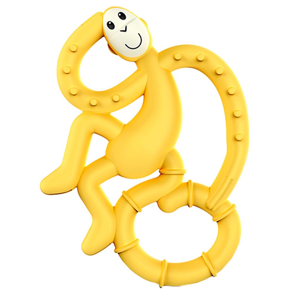 Matchstick Monkey - Mini Monkey Teether - Yellow