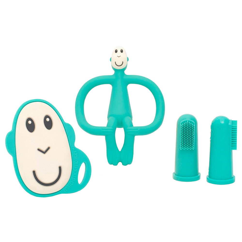 Matchstick Monkey - Teething Starter Set - Green