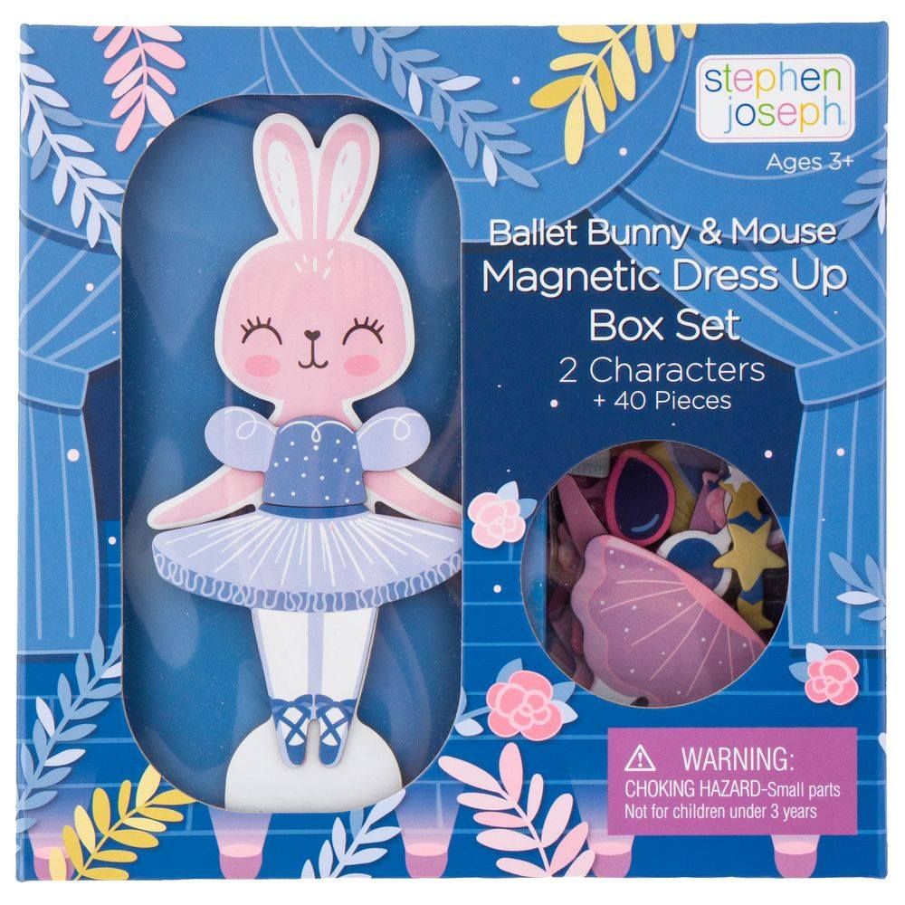 Stephen Joseph - Magnetic Dress Up Doll - Bunny & Mouse