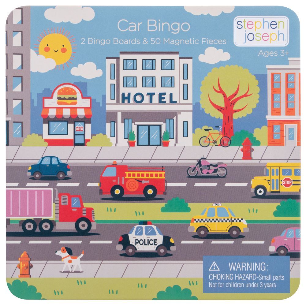 Stephen Joseph - Around Town Car Bingo Set Board Game