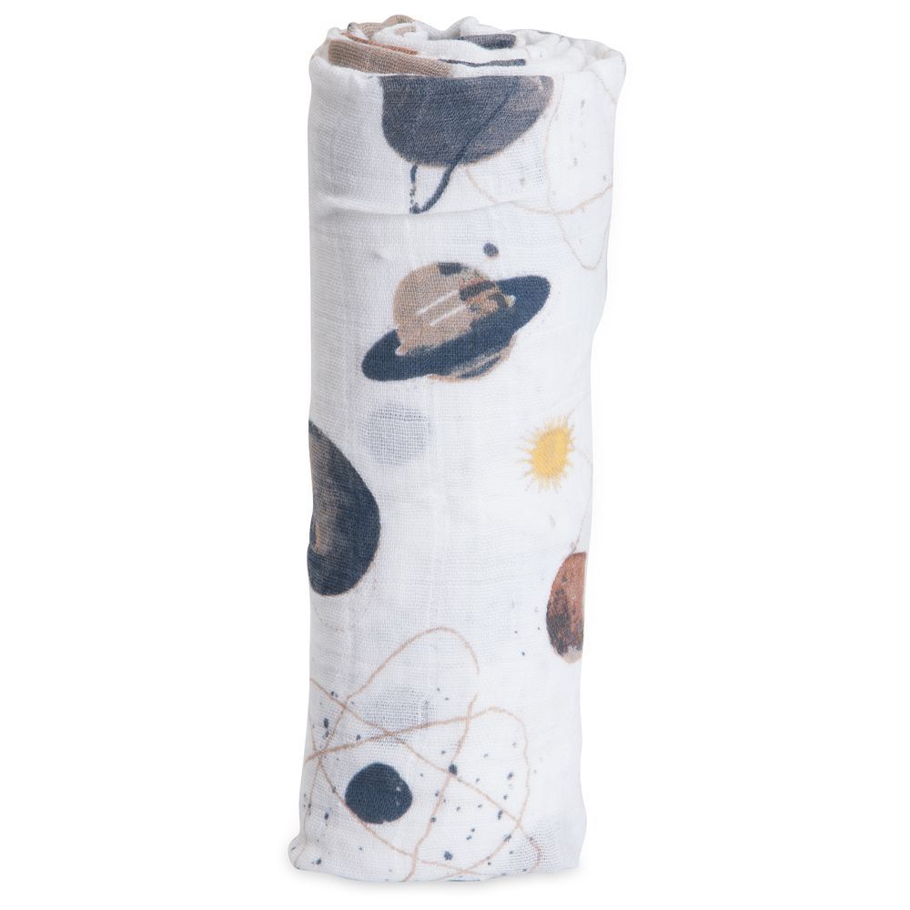 Little Unicorn - Cotton Muslin Swaddle - Planetary