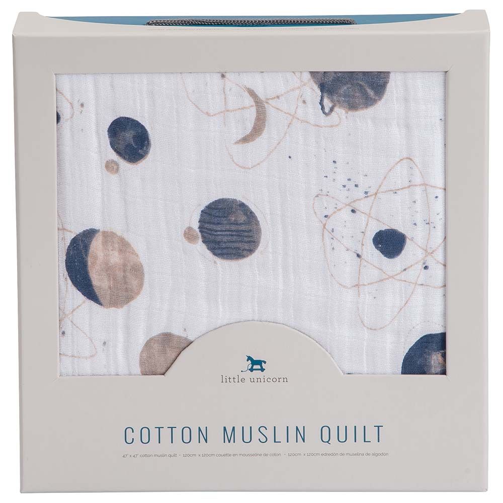 Little Unicorn - Cotton Muslin Quilt - Planetary