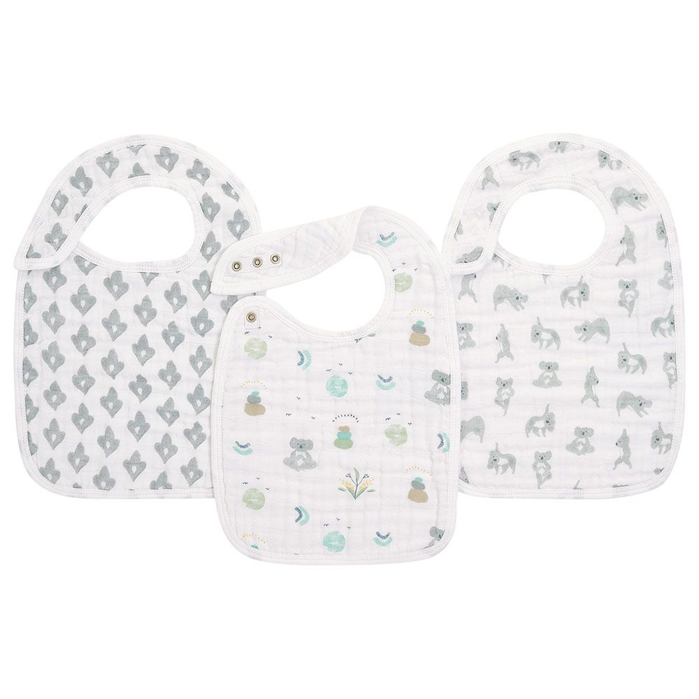 Aden + Anais - Pack of 3 Classic Snap Bibs - Now + Zen