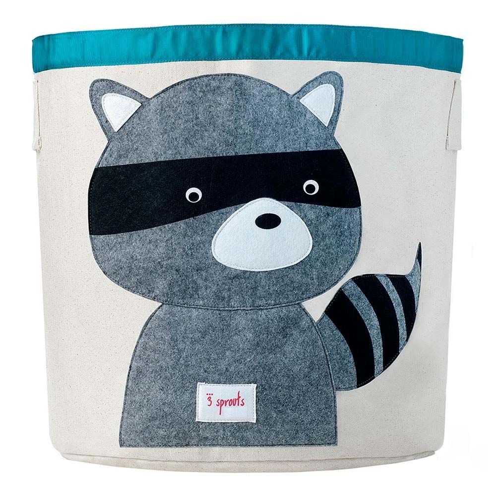 3 Sprouts - Storage Bin - Raccoon