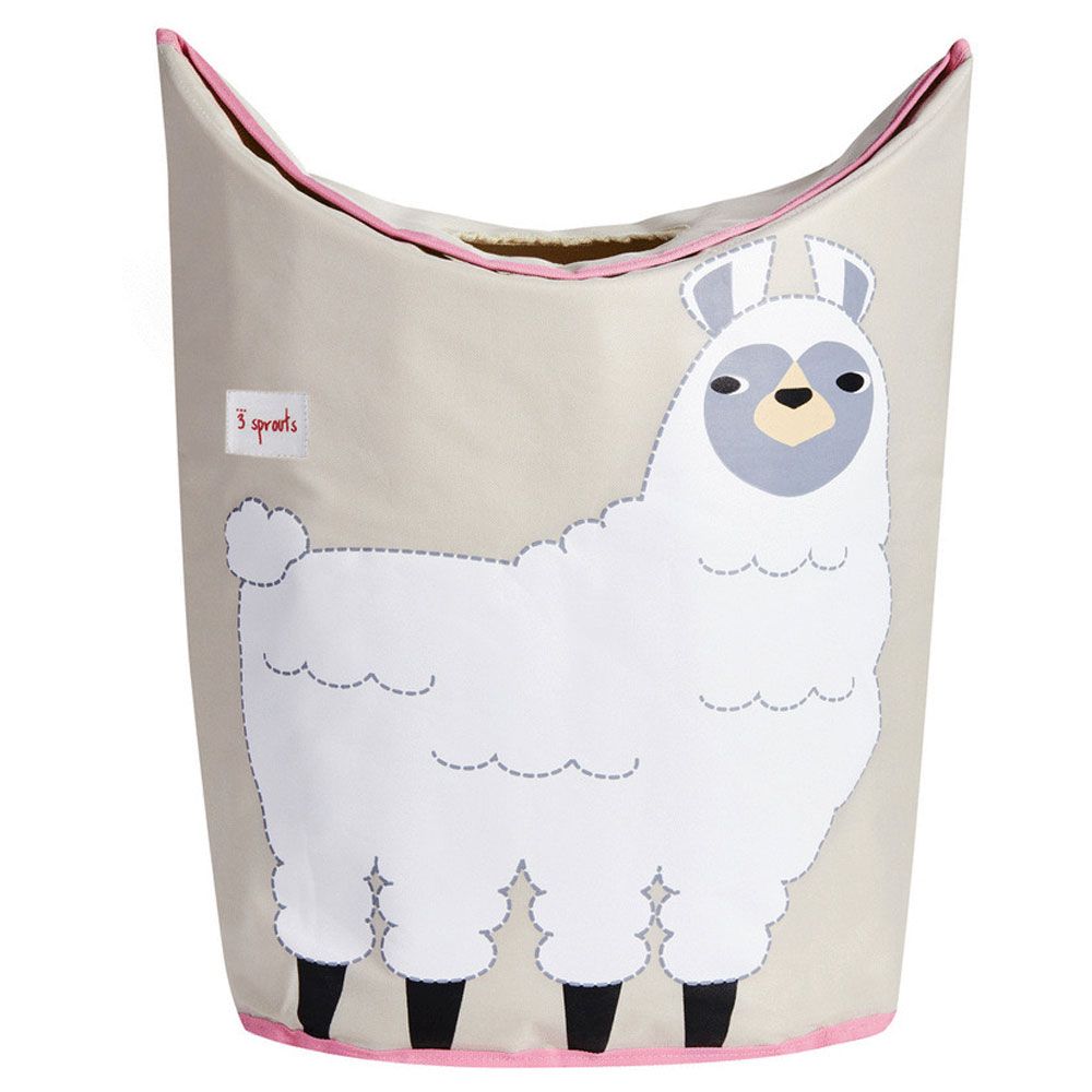 3 Sprouts - Laundry Hamper - Llama